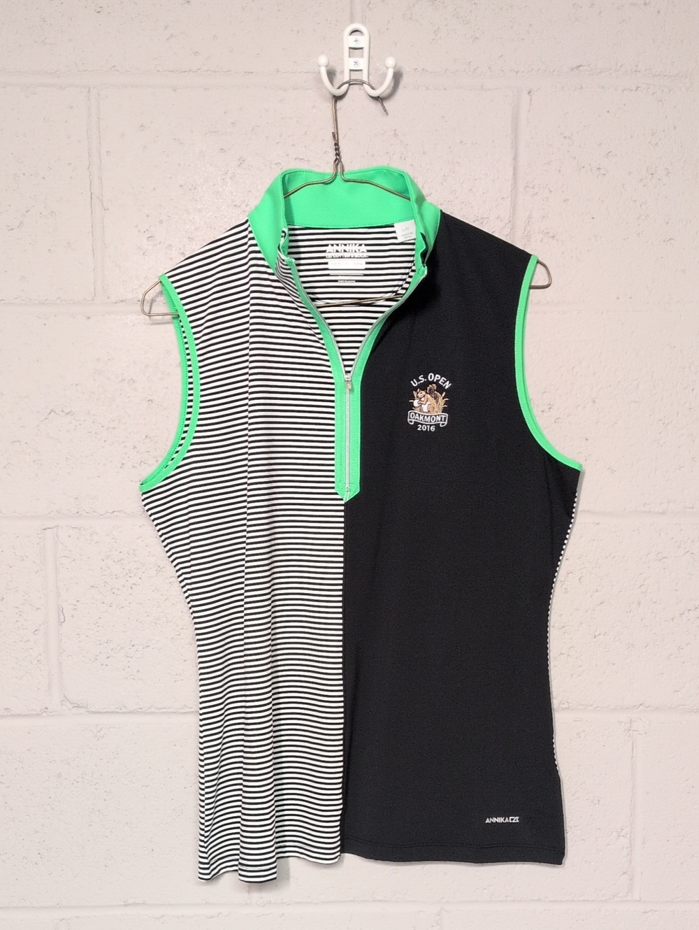 U.S. Open Oakmont 2016 Women's Sleeveless Golf Polo Size Large